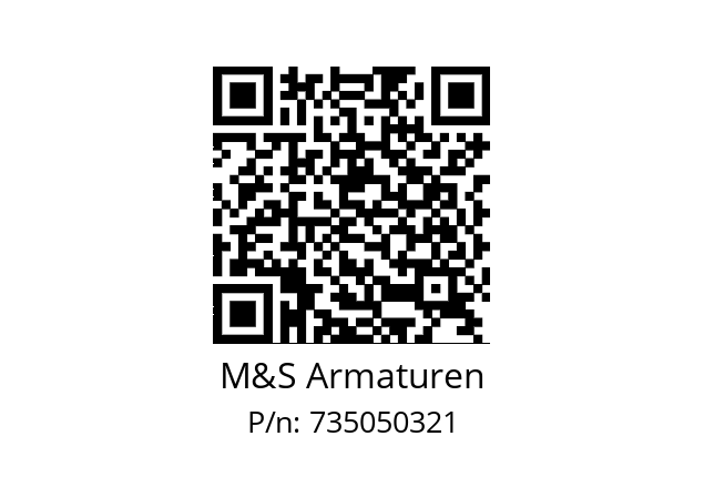   M&S Armaturen 735050321