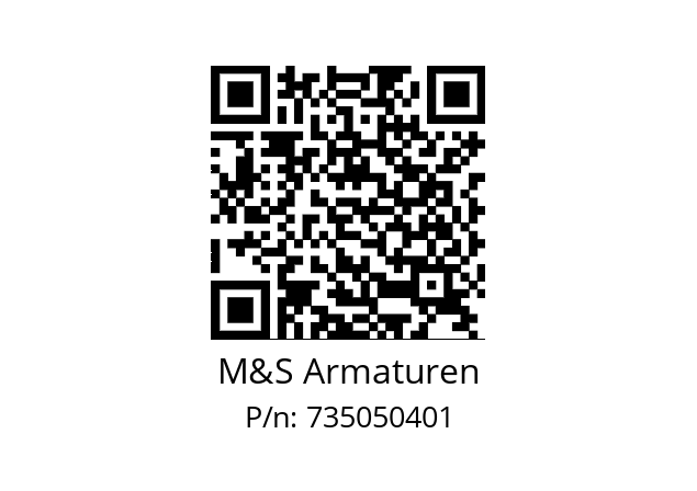   M&S Armaturen 735050401