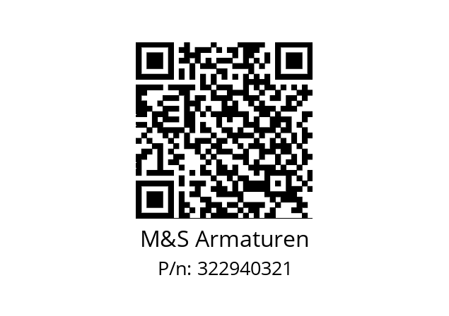   M&S Armaturen 322940321