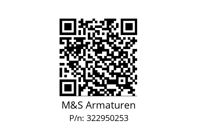   M&S Armaturen 322950253