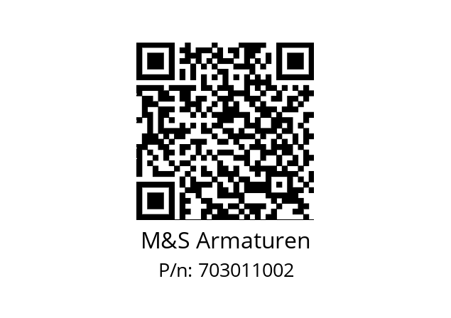   M&S Armaturen 703011002