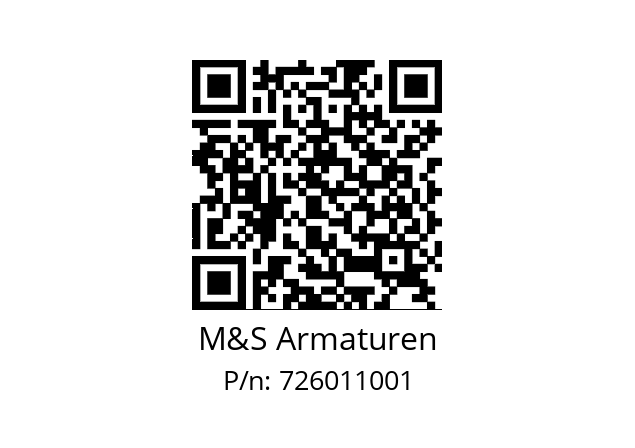   M&S Armaturen 726011001