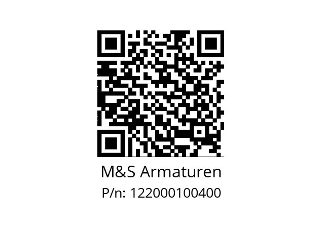   M&S Armaturen 122000100400