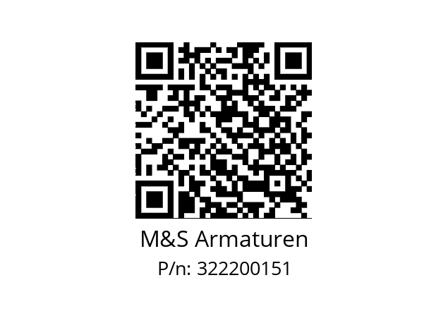   M&S Armaturen 322200151