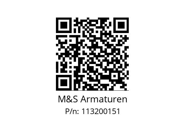   M&S Armaturen 113200151