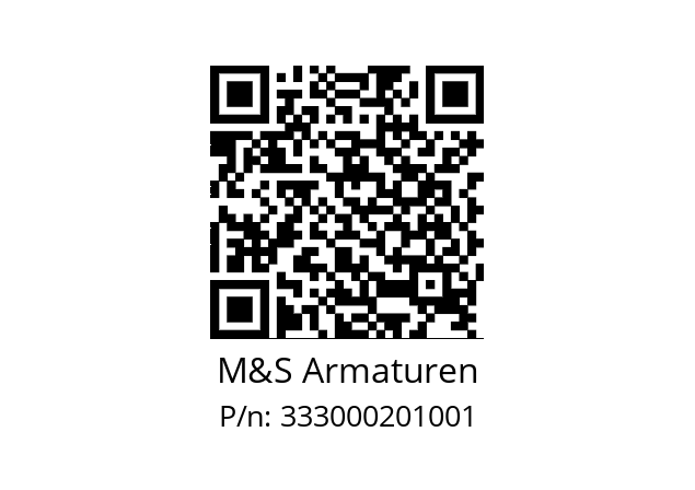   M&S Armaturen 333000201001