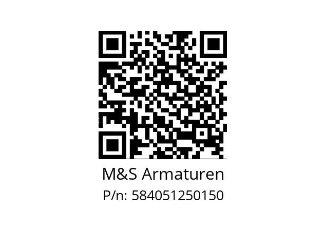   M&S Armaturen 584051250150