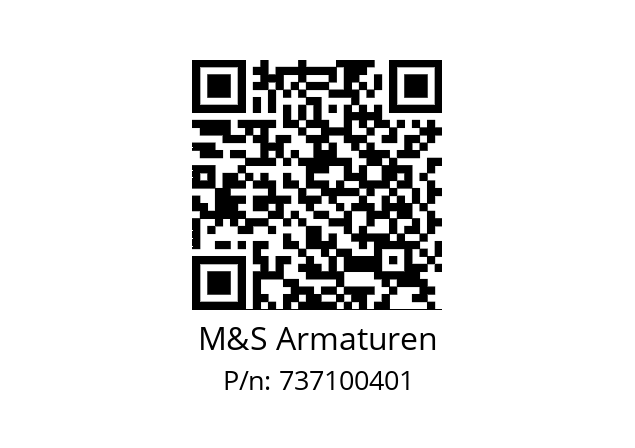   M&S Armaturen 737100401