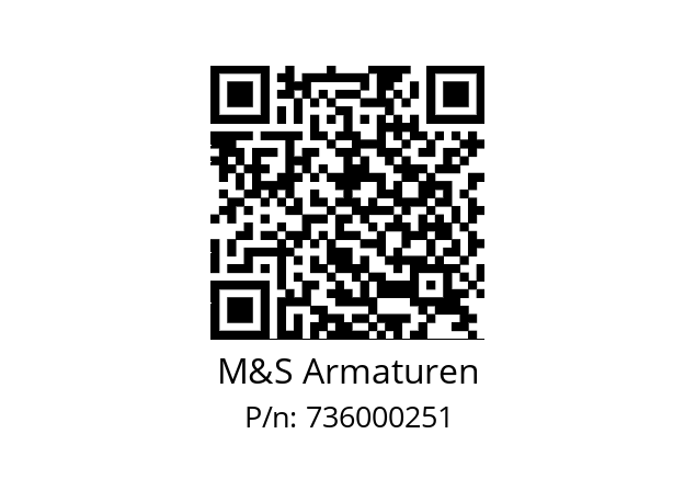   M&S Armaturen 736000251