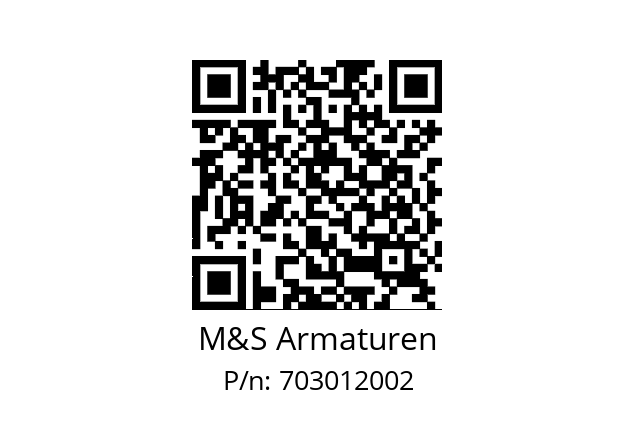   M&S Armaturen 703012002