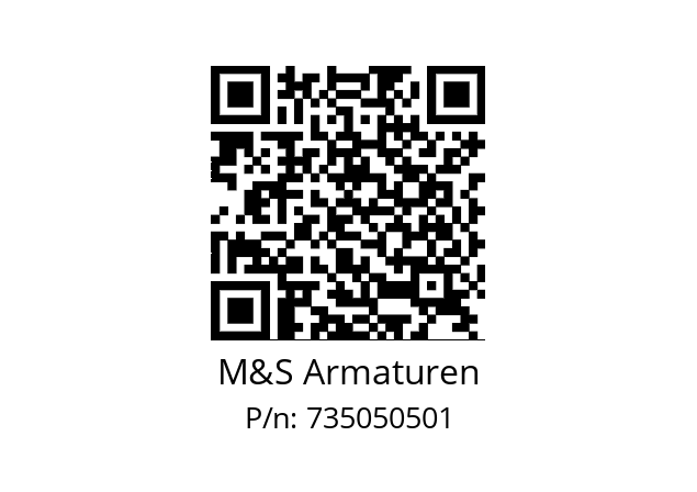   M&S Armaturen 735050501