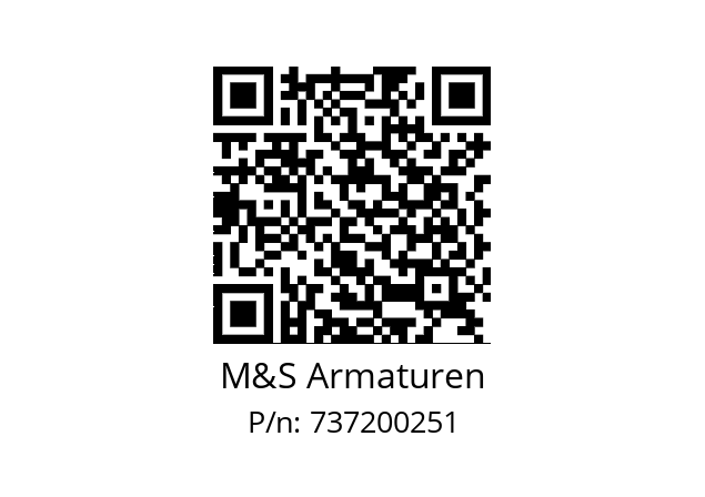   M&S Armaturen 737200251