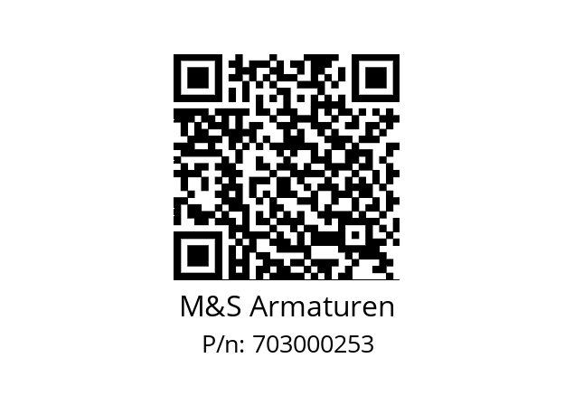   M&S Armaturen 703000253