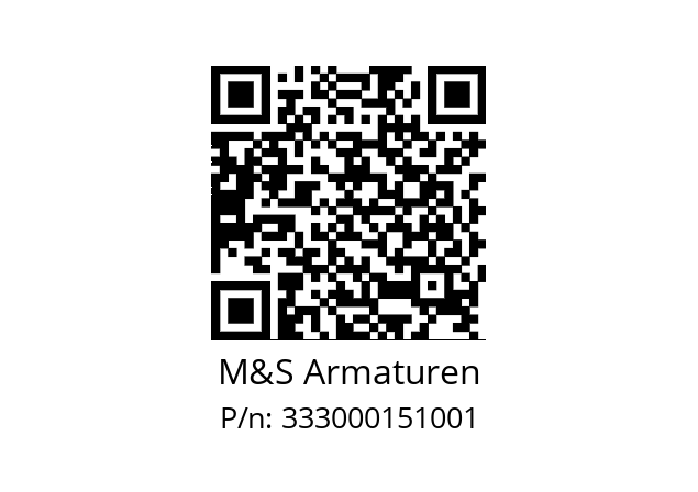   M&S Armaturen 333000151001