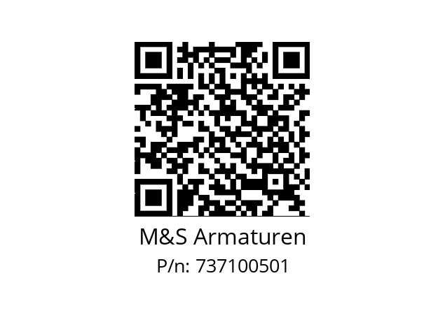   M&S Armaturen 737100501