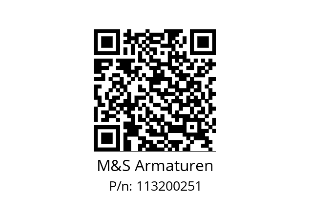   M&S Armaturen 113200251