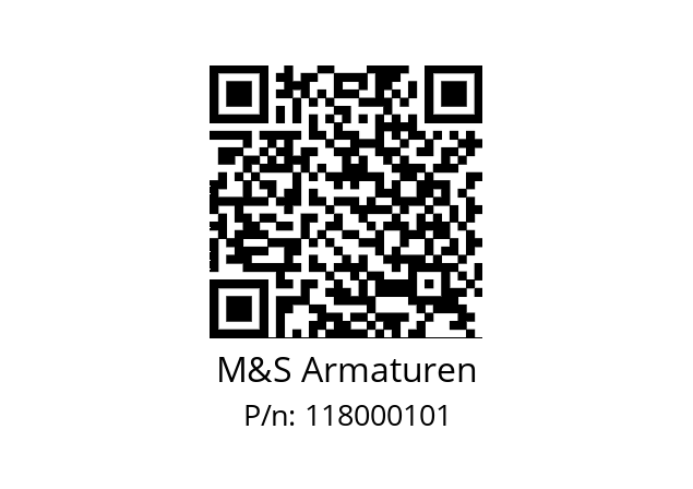   M&S Armaturen 118000101