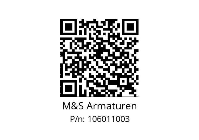   M&S Armaturen 106011003