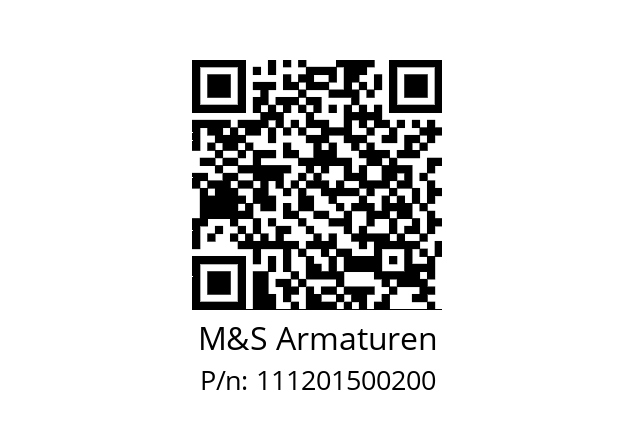   M&S Armaturen 111201500200