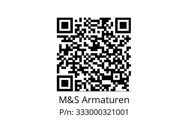   M&S Armaturen 333000321001