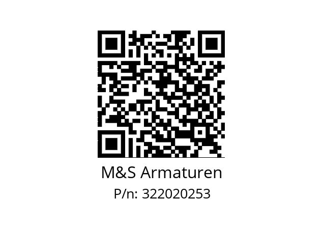   M&S Armaturen 322020253