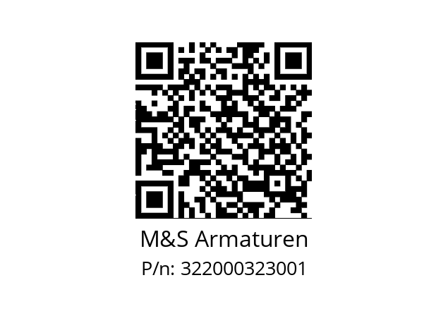   M&S Armaturen 322000323001