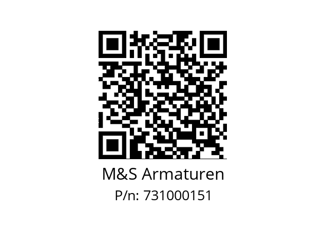   M&S Armaturen 731000151