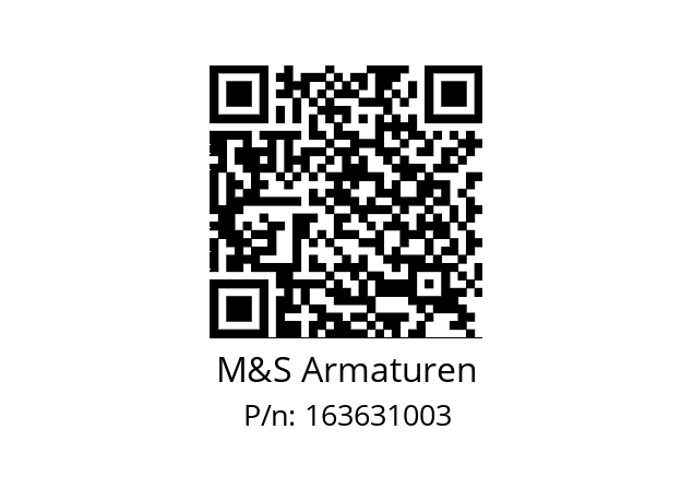   M&S Armaturen 163631003