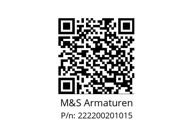   M&S Armaturen 222200201015