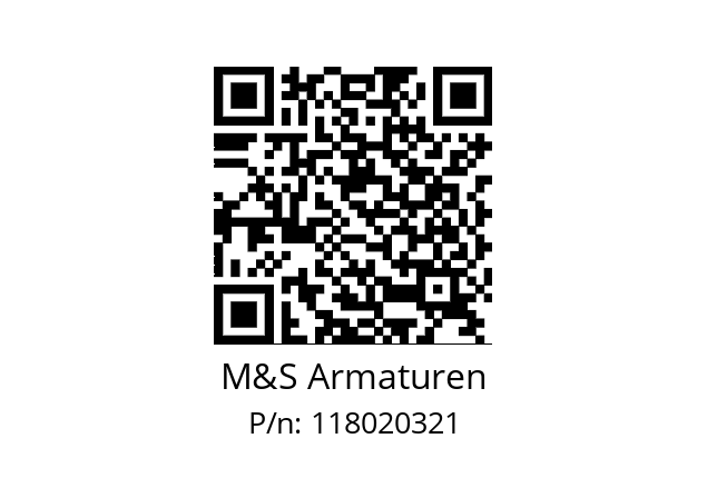   M&S Armaturen 118020321