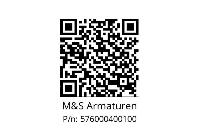   M&S Armaturen 576000400100