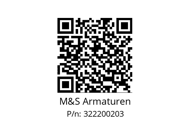   M&S Armaturen 322200203