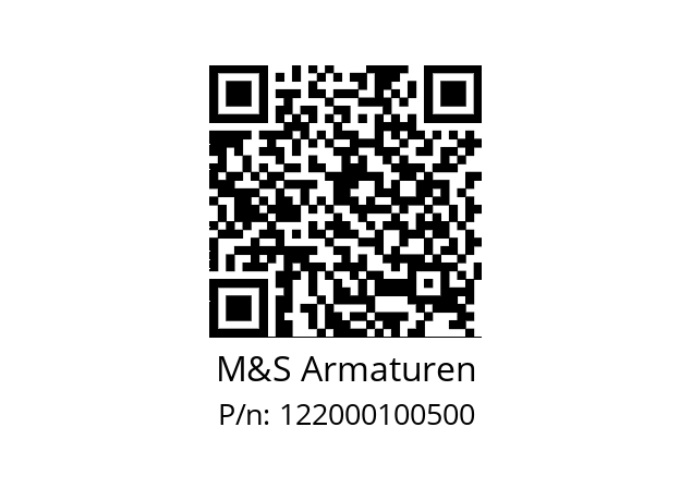   M&S Armaturen 122000100500