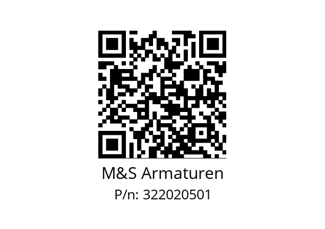   M&S Armaturen 322020501