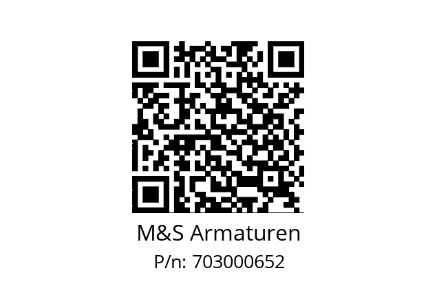   M&S Armaturen 703000652