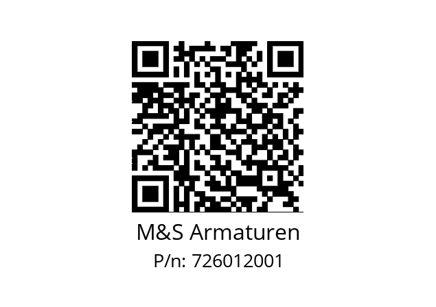   M&S Armaturen 726012001