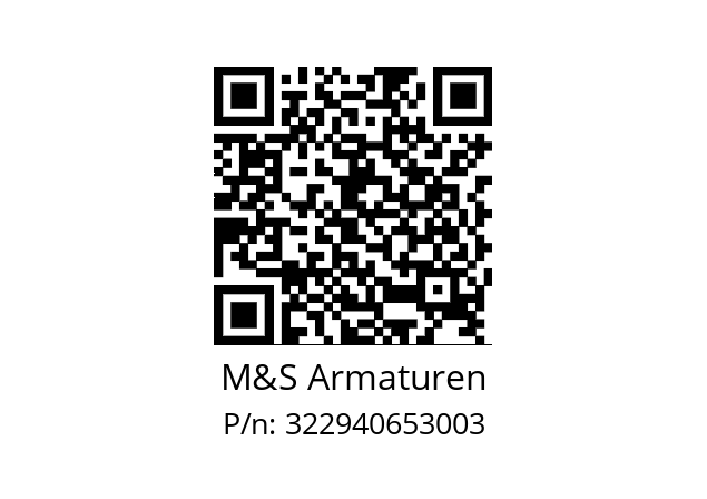   M&S Armaturen 322940653003