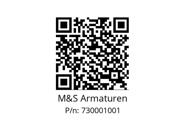   M&S Armaturen 730001001