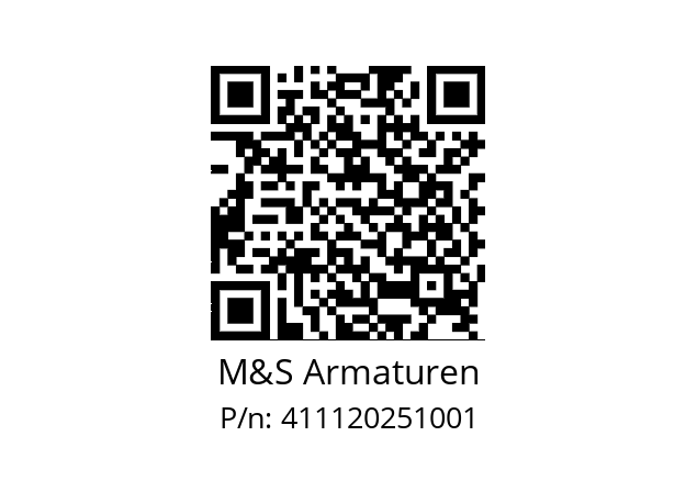   M&S Armaturen 411120251001