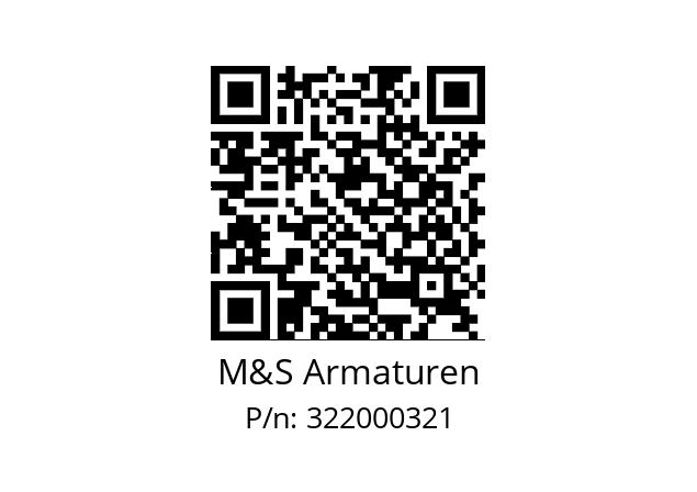   M&S Armaturen 322000321