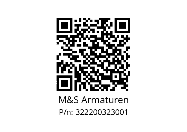   M&S Armaturen 322200323001