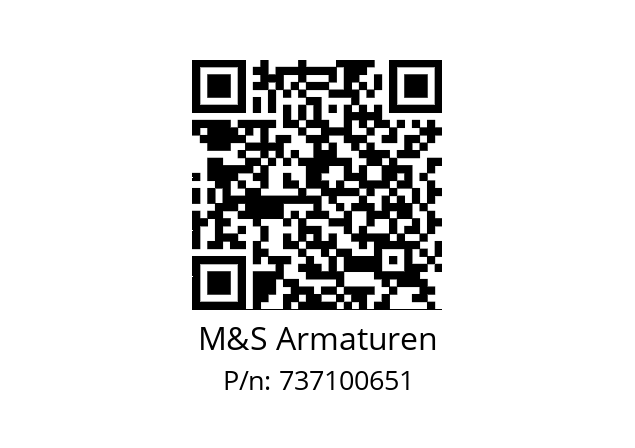   M&S Armaturen 737100651