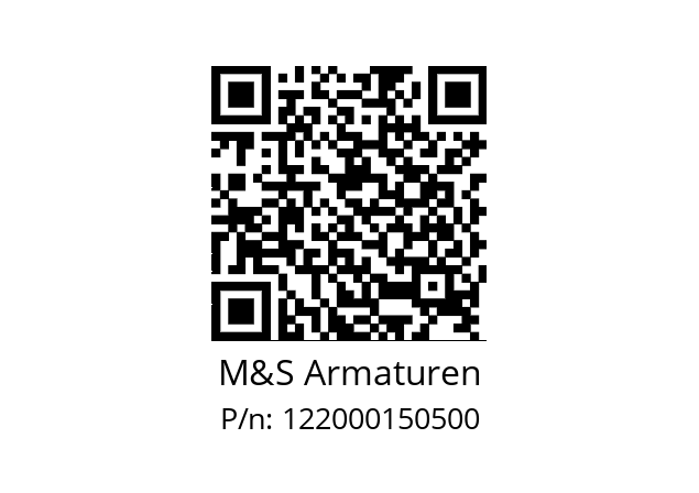   M&S Armaturen 122000150500