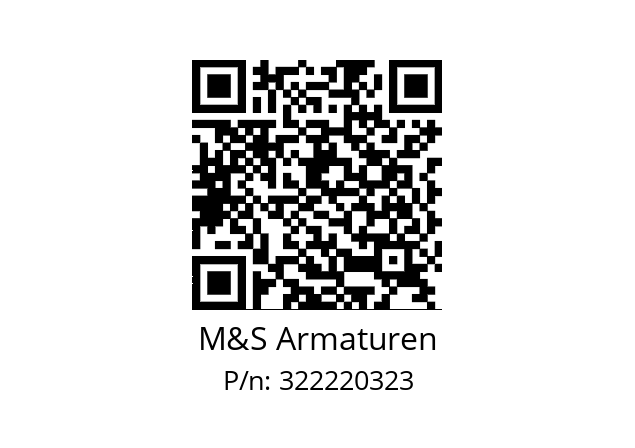   M&S Armaturen 322220323