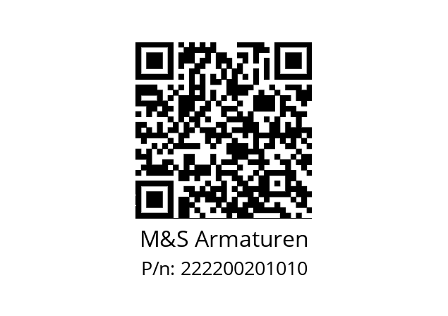   M&S Armaturen 222200201010