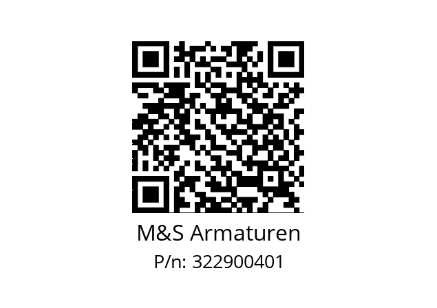   M&S Armaturen 322900401