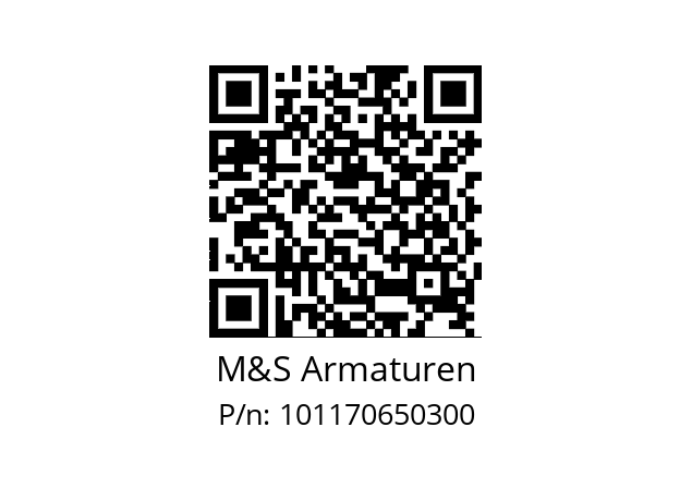   M&S Armaturen 101170650300