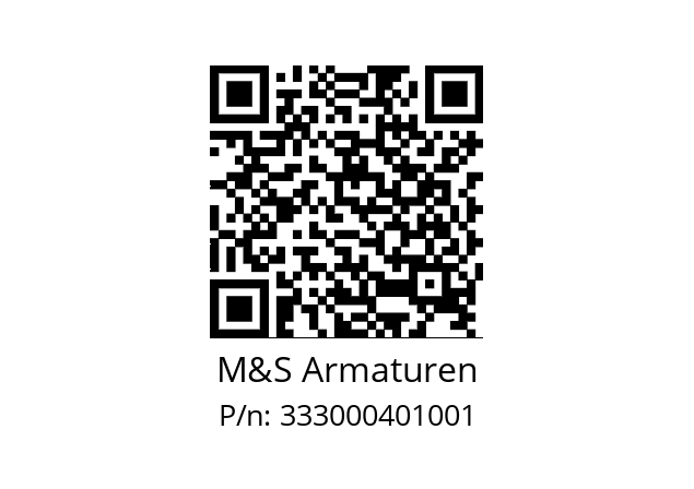   M&S Armaturen 333000401001