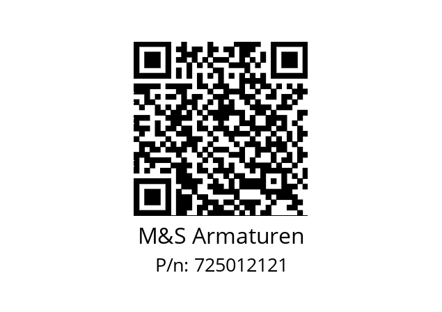   M&S Armaturen 725012121