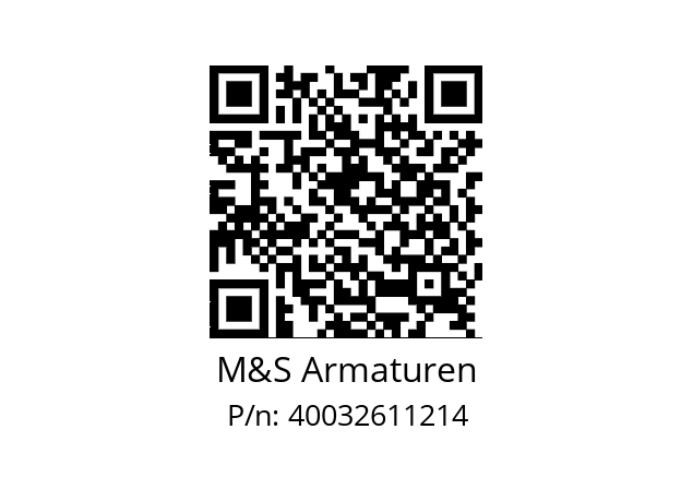   M&S Armaturen 40032611214